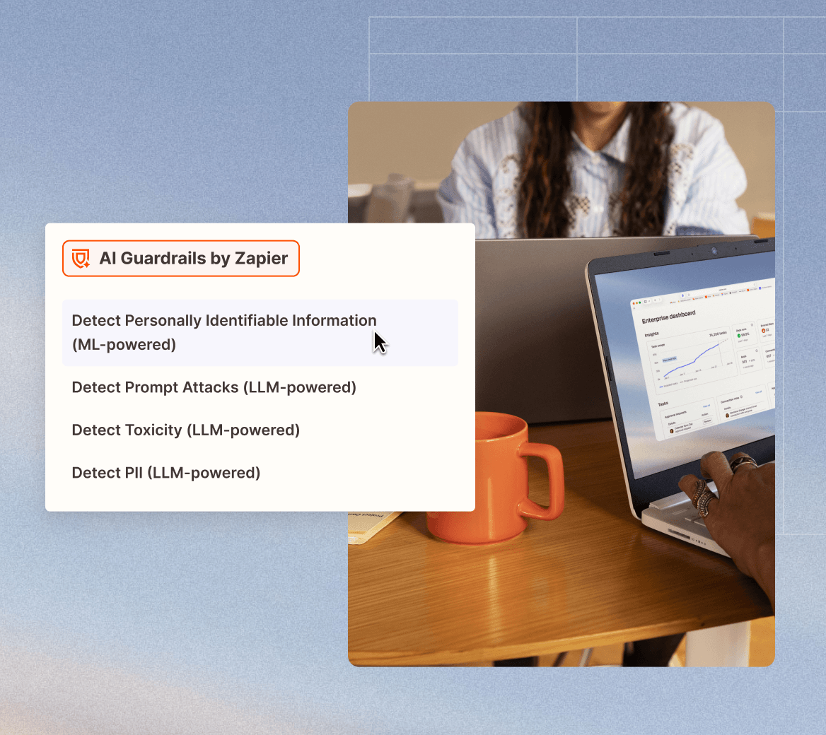 Zapier AI governance and security controls