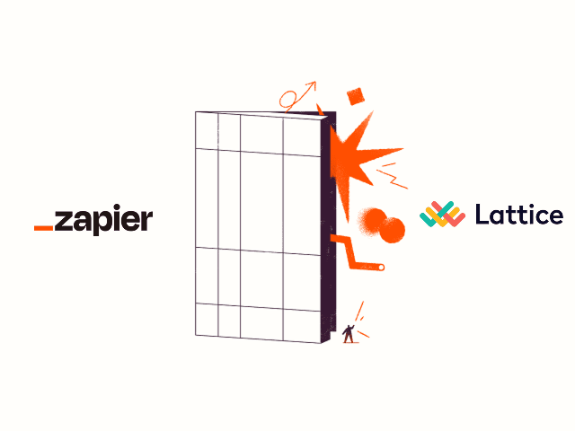 zapier illustration 2 with lattice logo